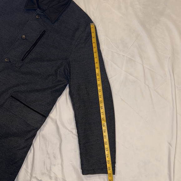 Vince Camuto Reversible Men’s Quilted/Cotton Blend Button Up Top Coat Size XL - Picture 14 of 16